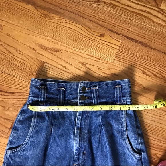 Vintage High Waist Denim Maxi Skirt - Picture 7 of 7